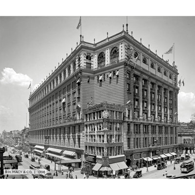R.H. Macy & Co., Historic New York - reproduction de photo sur toile tendue