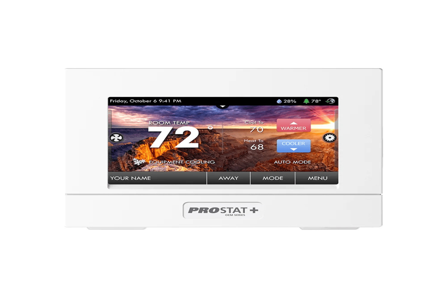 AC PARTS STORES INC Prostat+ White Thermostat: 4h/2c, 7-day ...