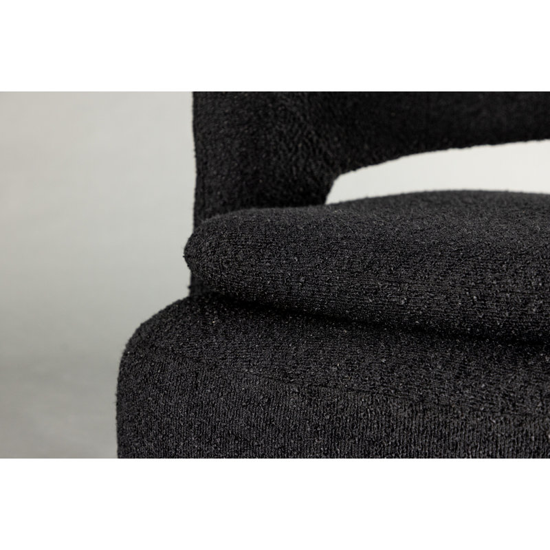 Daytwon Upholstered Armchair, Black