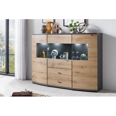Noan 160 Cm Wide 3 Drawer Highboard