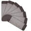 Tapis d'escalier brun Softy
