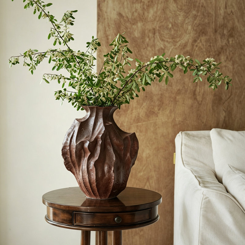 Vase de table en céramique Brown