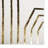 Gold Detailed White Fur Plush Rug - Luxury Handmade Area Rug for Living Room, Bedroom, Office - Multisize Geometric Carpet