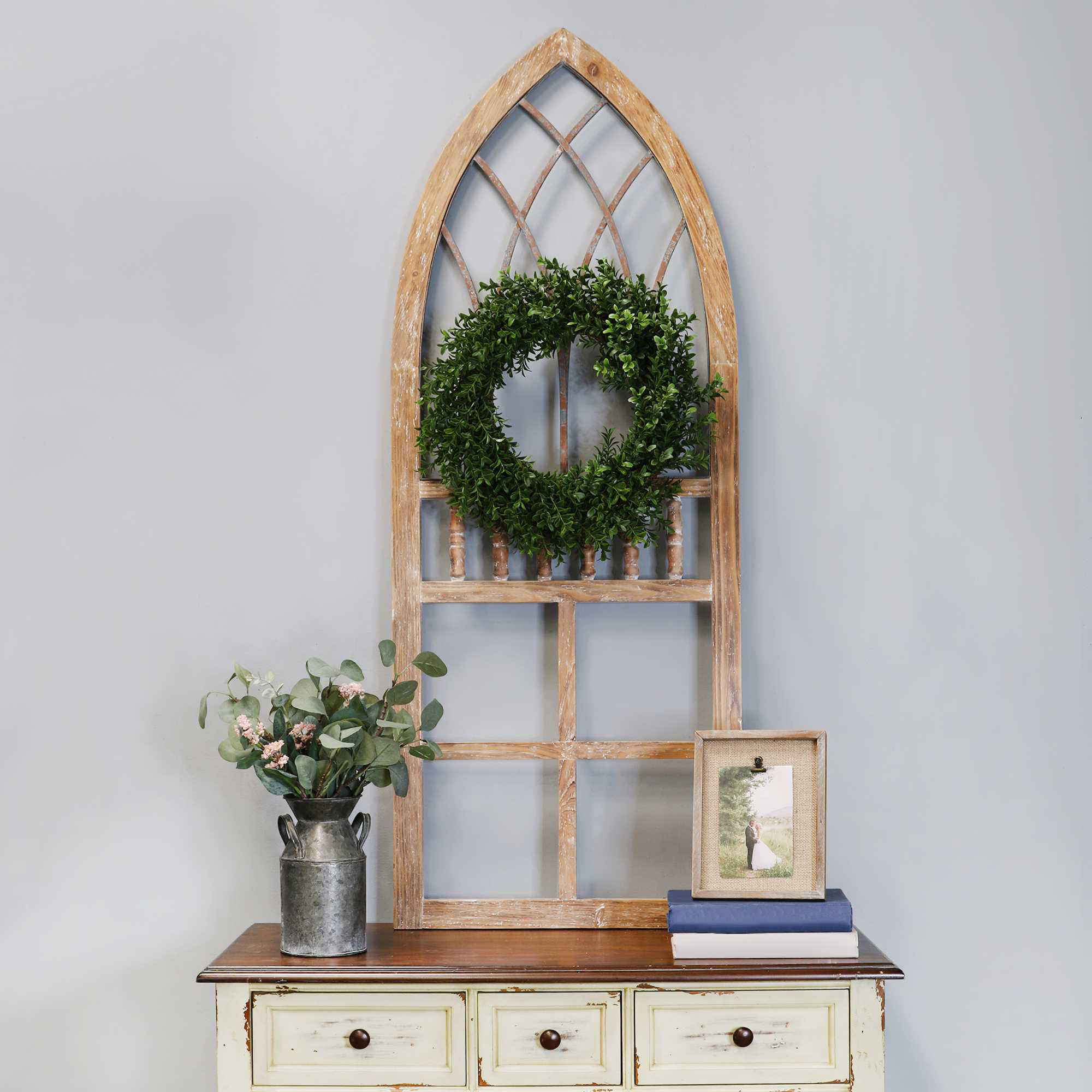 ZeaZu Wood and Metal Arch Wall Décor Wayfair