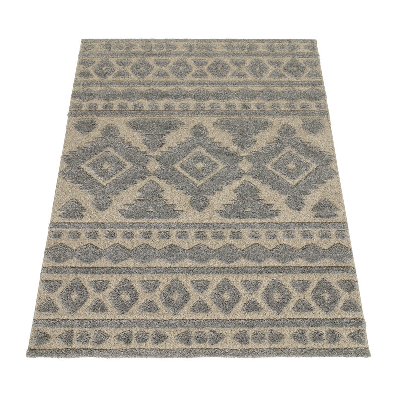 Laege Geometric Area Rug, Rectangular 80 x 150cm