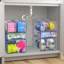 Ensemble de 3 bacs de rangement transparents empilables avec poignées - pour salle de bain, placard, garde-manger, armoire, pharmacie et rangement pour biberons - ensemble de 3-713820842