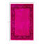 Tapis rose en laine unique 4 pi 0 po x 6 pi 4 po Huckaby