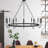 Allegra 46" W 12-Light Wagon Wheel Chandelier-961386900