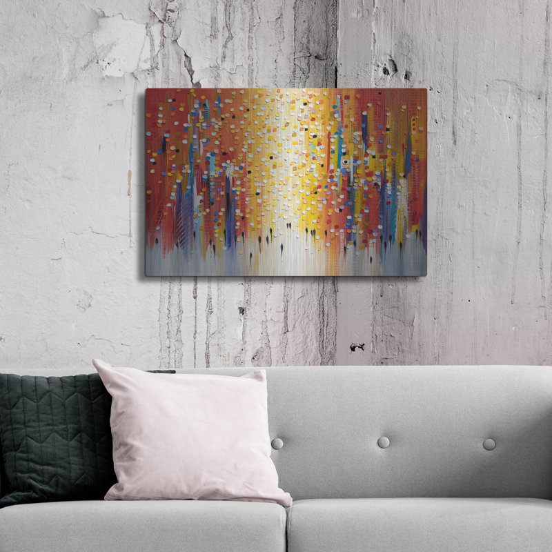 Art mural en métal Brayden Studio® «Sunset Sky» par Ekaterina Ermilkina, H 24 po x l 36 po