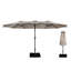 Parasol de marché 15 pi avec base-70060557