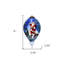 Ornement Starry Heaven and Santa Finial