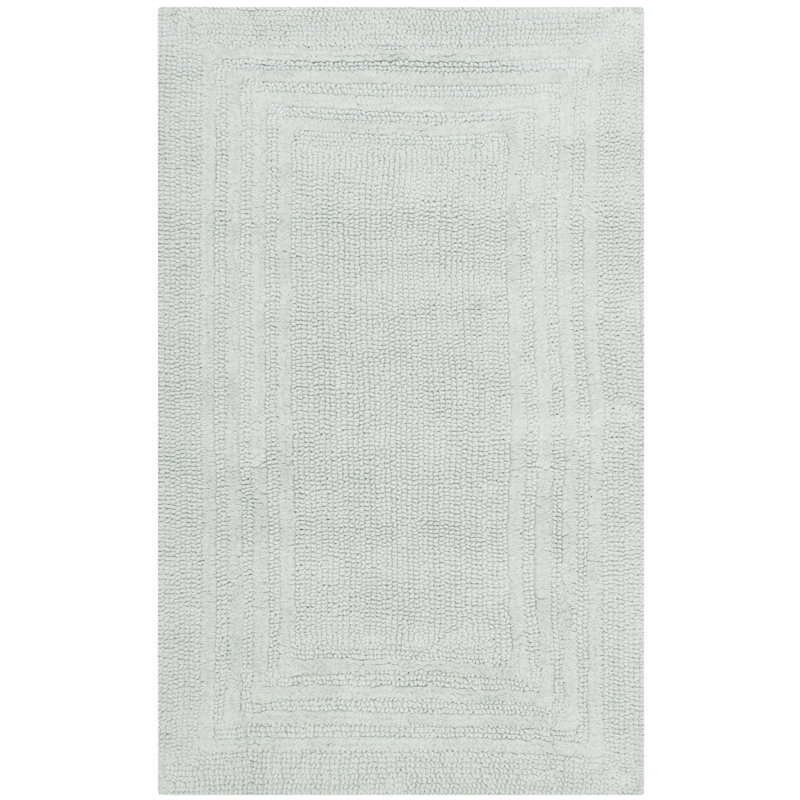 Tapis en coton touffeté à la main Arahbella Bath, 1 pi 9 po x 2 pi 10 po