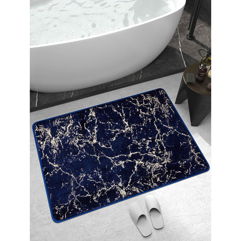  Rectangle Bath Set, Navy