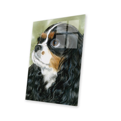 " Fit For A King - Cavalier King Charles Spaniel Tri-Color " by Judith Stein