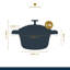MasterClass Non-Stick Cast Aluminum Round Dutch Oven-94620999