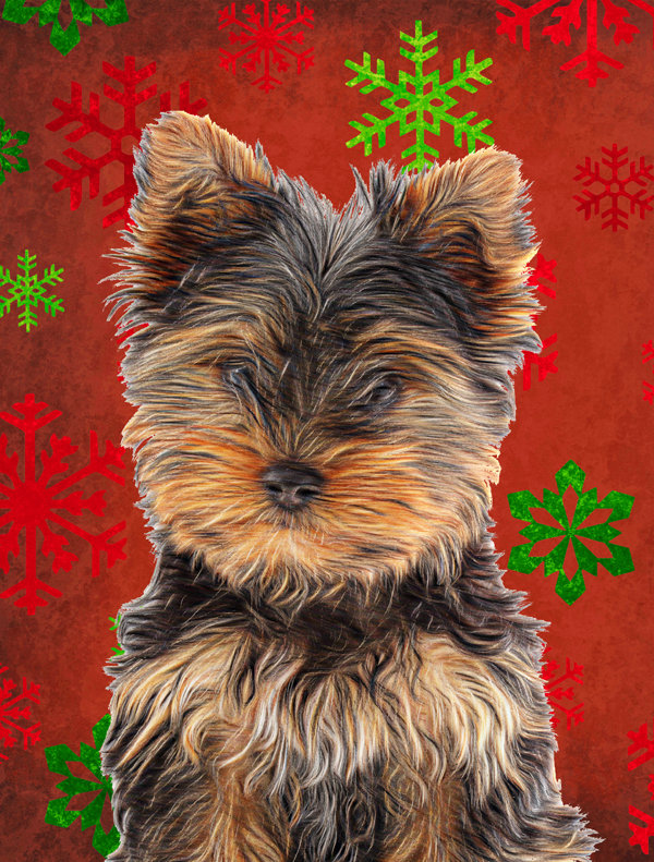 Drapeau rouge et vert Vart, Yorkshire Terrier 3