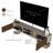Bella Floating TV Stand Up to 80" TV's Modern Media-960414776