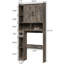 Armoire de rangement au-dessus de la toilette avec 2 portes de grange-2015987968