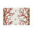 Coral Reef Vegan Leather Rectangle Pebble Placemat