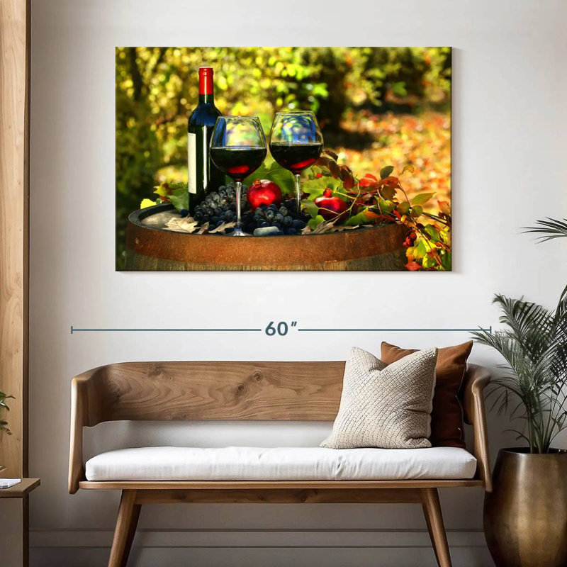 Yarlin Robust Red Wine, 32" H x 48" W