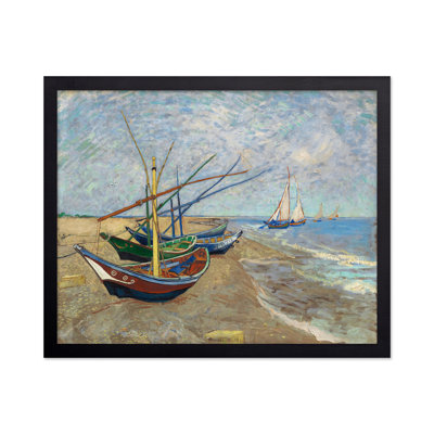 Van Gogh - Boats on the Beach of Saintes Maries