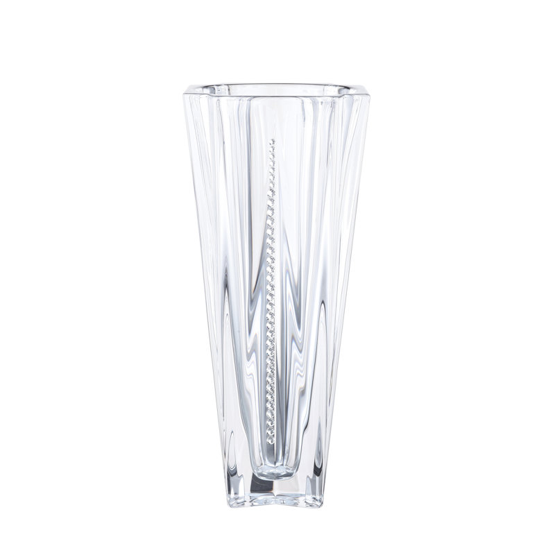 Vase de table en cristal 12 po Rosetti