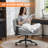 28"W Wide Office Chair with 7.2" Thick Seat, Flip-Up Arms, Adjustable Height & Tilt-1293125591