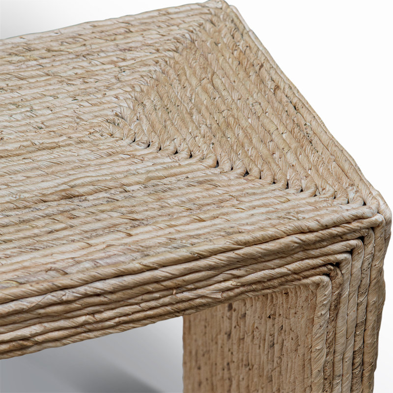 Evana Open Storage Console Table