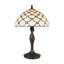 Goreville Traditional Tiffany Table Lamp with Multiple Circular Beads-1146867189-1156185811