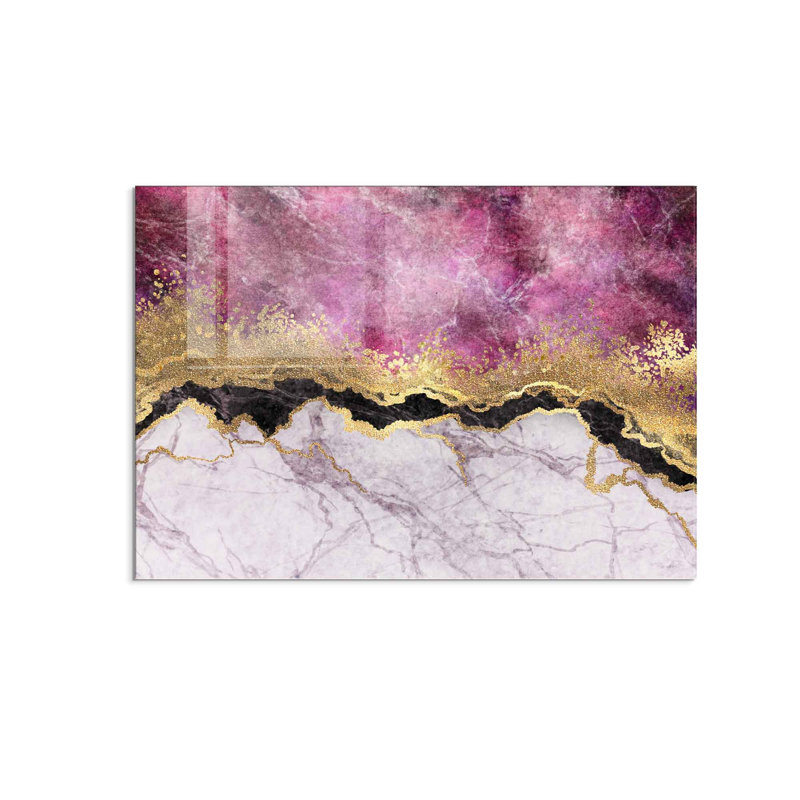 Elegant Decorative Tempered Glass Painting, 19.7 x 27.6 Inches | 100% Tempered Glass, Thickness: 0.16 Inches | Perfect for Home Decor, Living Room, and Office | Stunning Art Piece with Modern Aesthetic