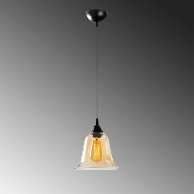 1 - Light Black Single Pendant