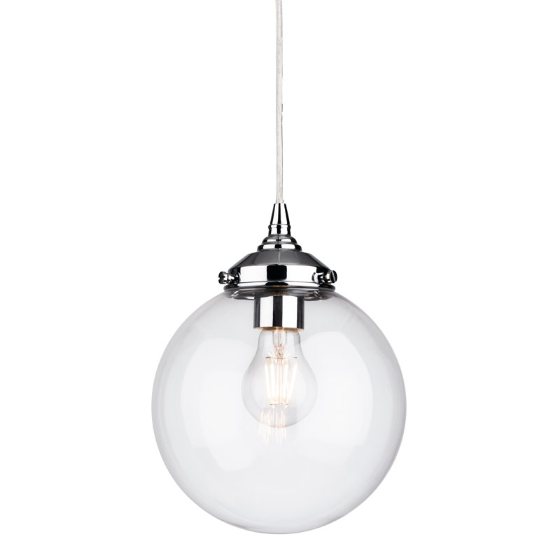 Pendants 1 - Light Chrome Sphere Pendant