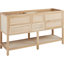 60" Robertson Double Bathroom Vanity Set with Rectangular Undermount Sinks-75247367-75247370-75247371