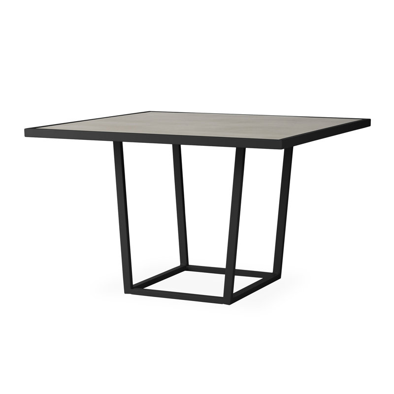 Summit Outdoor Square Dining Table, Ebony