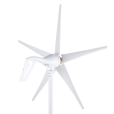 Générateur d'éolienne 500W, kit d'éolienne 12V, générateur d'énergie éolienne à 5 pales avec contrôleur MPPT, direction du vent réglable et vitesse de démarrage du vent de 2,5 m / s, convient à la maison, à la ferme, aux véhicules récréatifs et aux bateaux