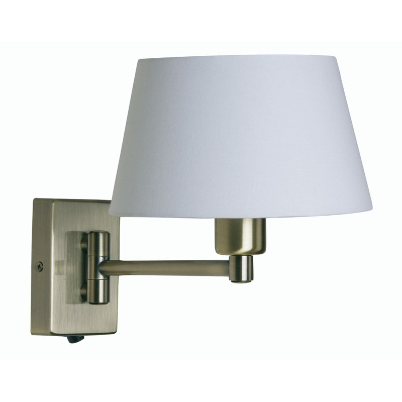 Citronelle Swing Arm Sconce, Antique Brass