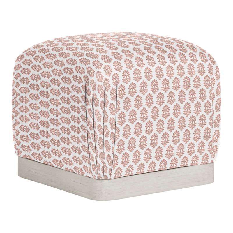 Nola Square Ottoman, Casa Blanca, Perigold Francine Dusty Rose
