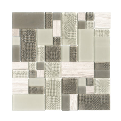 Versaillles Marble And Glass Mosaic Tile
