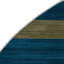 Tapis intérieur / extérieur bleu HorizontalStripes-1052074785