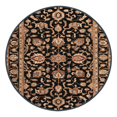Machine Washable Persian Brown Area Rug