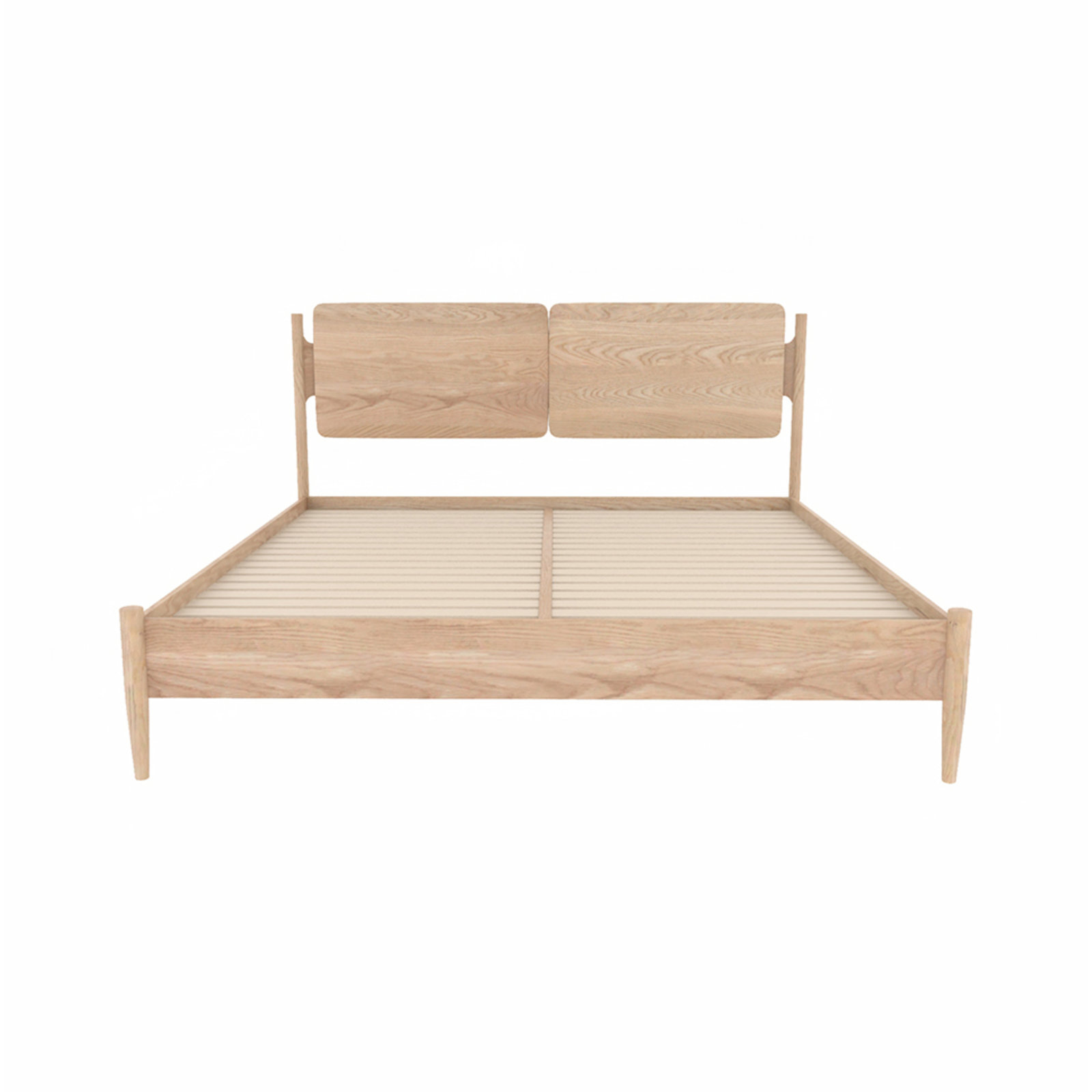 Lukowski Solid Wood Bed, Charcoal, King