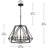5 - Light Dimmable Lantern Geometric Chandelier