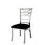 Chaises de salle à manger en métal 2 pièces Contemporary