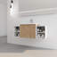 Ensemble de meuble-lavabo à fermeture en douceur 48 po avec lavabo et tablettes de rangement
