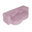 Canapé-lit moderne avec 2 coussins, canapé-lit convertible en tissu rembourré de mousse, matelas pliant double de 15 po pour le salon, lit d'invité, salle de jeux, aucun assemblage requis, rose-124120739
