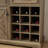 Farmhouse Buffet Cabinet with Storage, Wine Bar with Removable Racks and Drawers for Kitchen and Dining Room