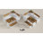 Corner Breakfast Nook Table Set With Cushion, L-shape Kitchen Dining Table With Bench, Farmhouse Wood Breakfast Nook Bench With Hidden Storage,white & Brown