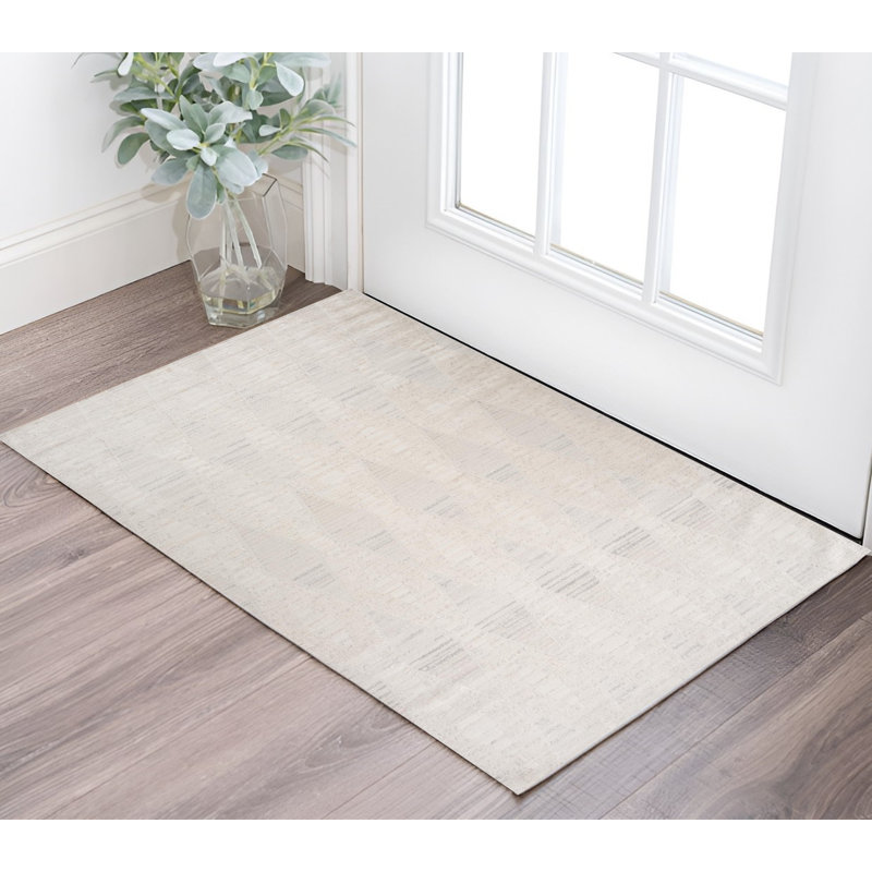 Tapis crème et beige 2 pi x 5 pi