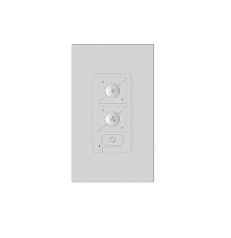 White Modern RF Ceiling Fan Wall Control