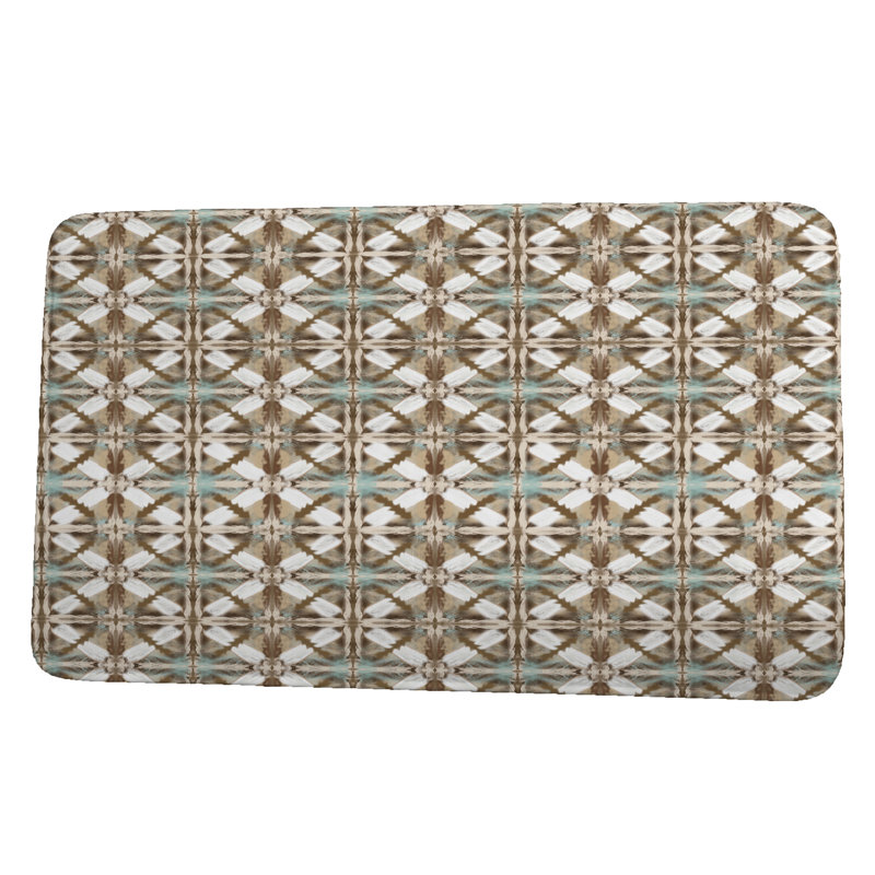 Tapis de bain Herndon, H 18 po x L 30 po, Brun